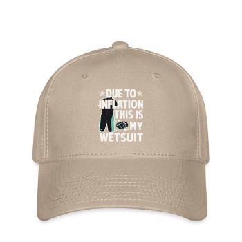 Due To Inflation - This Is My Wetsuit - Flexfit Cap - Khaki - Vorne