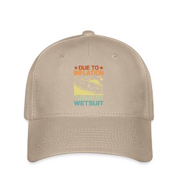 Due To Inflation - This Is My Wetsuit - Flexfit Cap - Khaki - Vorne