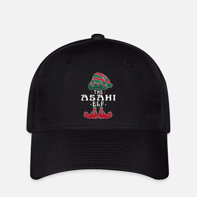 Albert Elf Famiglia Matching Gruppo Natale Papà - Flexfit Cap - nero