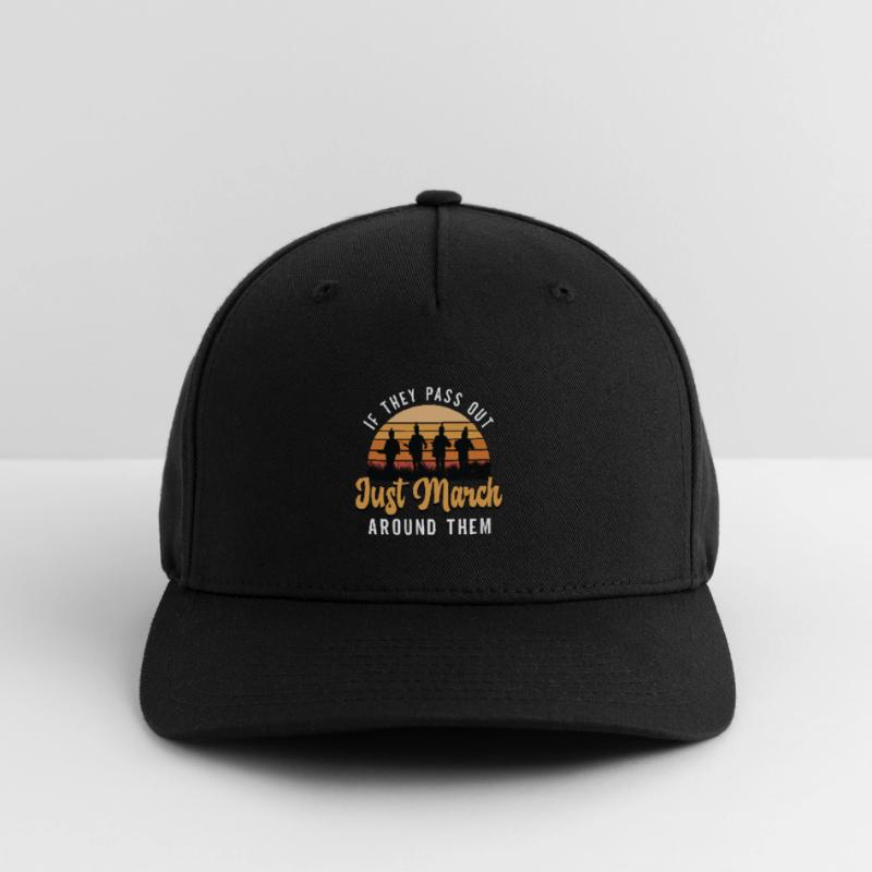 Drumline S’ils s’évanouissent juste Joueur de tambour de marche Casquette Flexfit