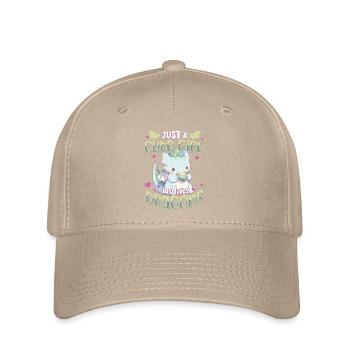 Just a cute Girl who loves Dragons - Kawaii Dragon - Flexfit Cap - khaki - Front