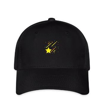 Étoile, Ciel Nocturne, Terre - Casquette Flexfit - noir - Devant