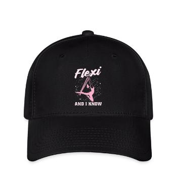 Aerialist Flexi And I Know It Loves Aerial Sports - Flexfit Cap - black - Front