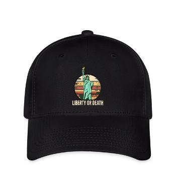 LIBERTY OR DEATH - Flexfit Cap - black - Front