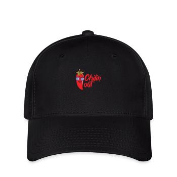 Chilin out Gewürz kochen Scoville - Flexfit Cap - Schwarz - Vorne