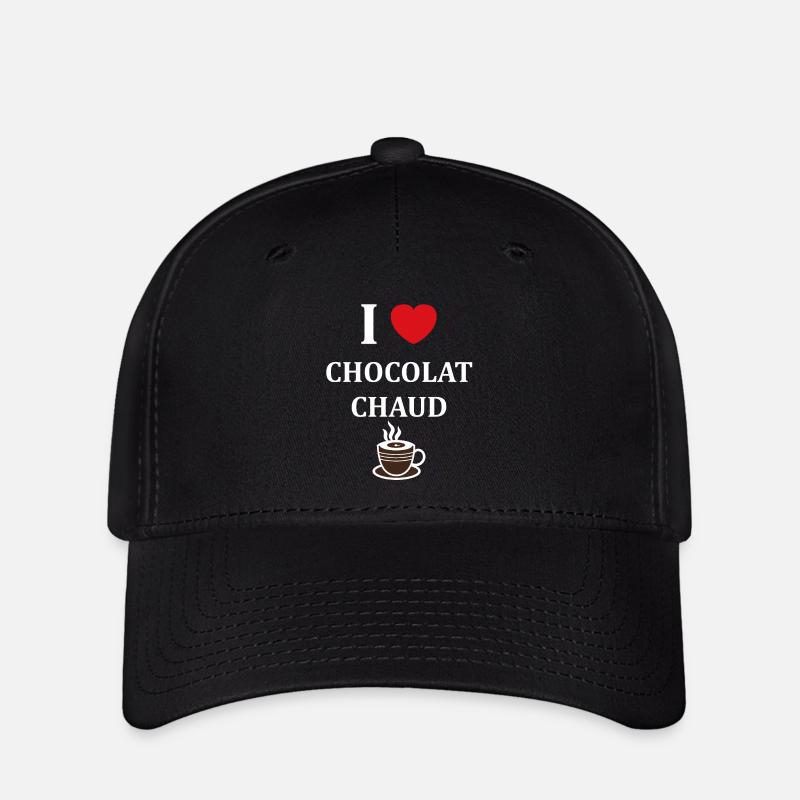 Humor Small Hot Chocolate - Flexfit Cap - black