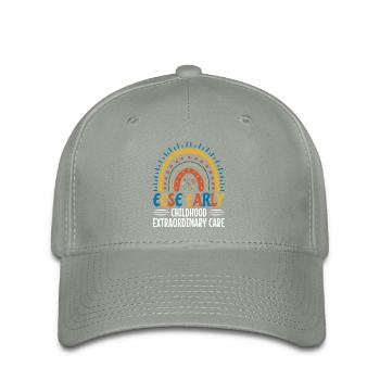 Éducatrice spécialisée en éducation de la petite enfance - Casquette Flexfit - gris vert - Devant