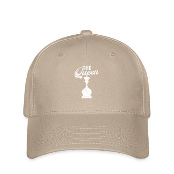Die Königin Schachfigur Lustige Halloween Liebe - Flexfit Cap - Khaki - Vorne
