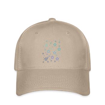 Étoiles arc-en-ciel - Casquette Flexfit - kaki - Devant