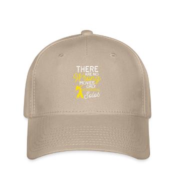 There are no wrong moves, only random ones - Flexfit Cap - khaki - Front