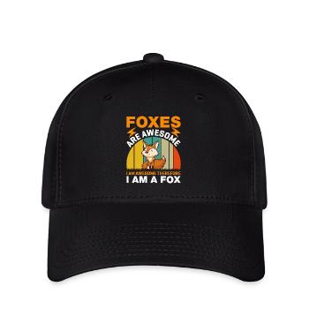 Fantastic fox, foxes are fantastic - Flexfit Cap - black - Front