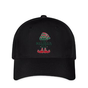 The Melissa Elf Pajama for Funny Christmas - Flexfit Cap - black - Front