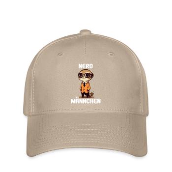 Nerdmännchen Junge Jungen Erdmännchen Nerdy Nerd - Flexfit Cap - Khaki - Vorne