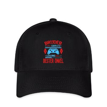 Bruder Level Complete Werdender Onkel Loading - Flexfit Cap - Schwarz - Vorne