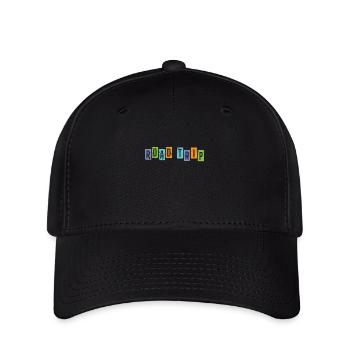 Road Trip Reise Picknick Abenteuer Route - Flexfit Cap - Schwarz - Vorne