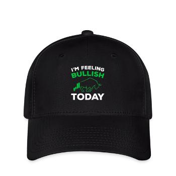 Stock Market Bull -Good Feeling - Flexfit Cap - black - Front