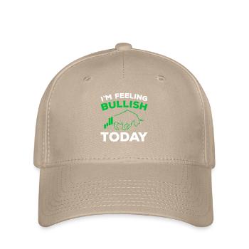 Stock Market Bull -Good Feeling - Flexfit Cap - khaki - Front