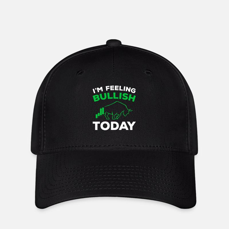 Börsenbulle -Good Feeling - Flexfit Cap - Schwarz