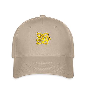 Science Symbol Scientific Cheese - Flexfit Cap - khaki - Front