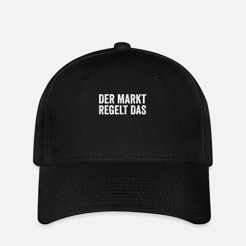 Der Markt regelt das - Flexfit Cap - Schwarz