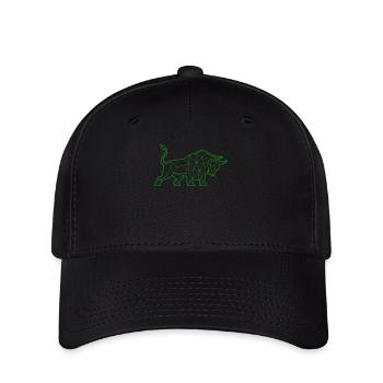 Stock Market Bull - Flexfit Cap - black - Front