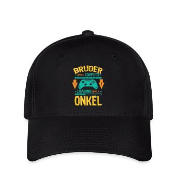 Bruder Level Complete Werdender Onkel Loading - Flexfit Cap - Schwarz - Vorne