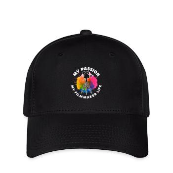 Cinéaste Ma Passion Mon Métier de Cinéaste Réalisation de films - Casquette Flexfit - noir - Devant