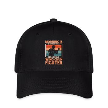 Le Wing Chun Fighter Morning n’est pas mon sport de combat - Casquette Flexfit - noir - Devant