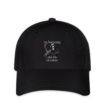 Du bist lustig Dich töte ich zuletzt - Flexfit Cap - Schwarz - Vorne