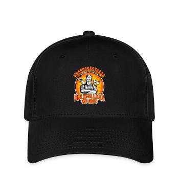 Krassästaa Holzfällaa- Holzfäller Baumfäller - Flexfit Cap - Schwarz - Vorne