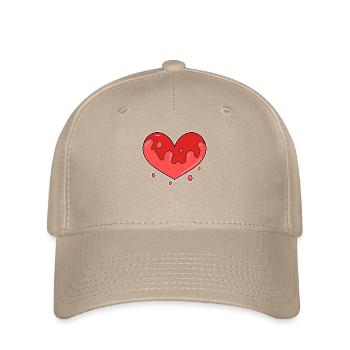 Cœur solitaire - Casquette Flexfit - kaki - Devant