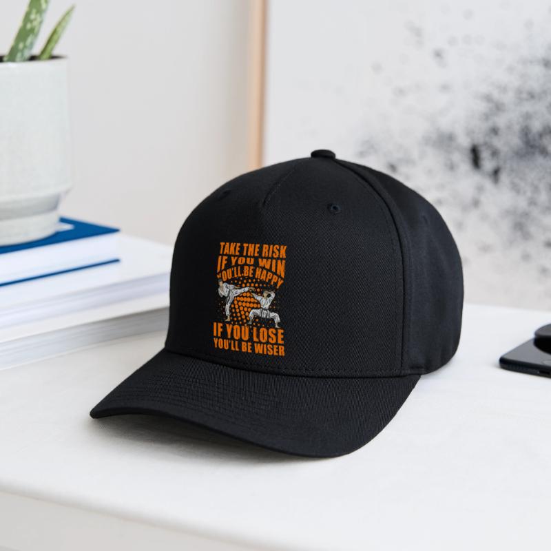 Gehen Sie das Risiko ein, wenn Sie gewinnen, Sie werden glücklich sein, wenn Sie Flexfit Cap
