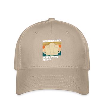 Bieraktivisten Heben statt Kleben - Flexfit Cap - Khaki - Vorne