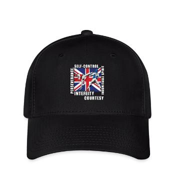 Taekwondo - Flexfit Cap - Schwarz - Vorne