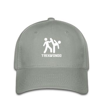 Taekwondo - Flexfit Cap - Grüngrau - Vorne
