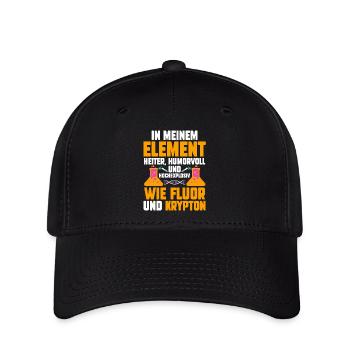 Chemiker Wissenschaft Physik Chemie - Flexfit Cap - Schwarz - Vorne