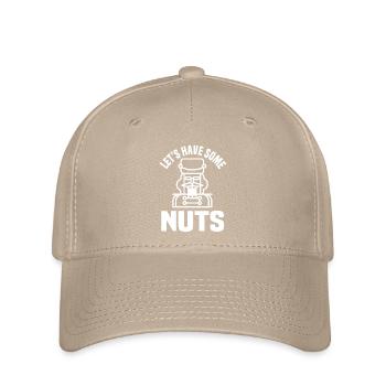 Let's have some nuts - Flexfit Cap - khaki - Front