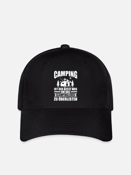 Camping-car Camping-car Camping Camping - Casquette Flexfit - noir