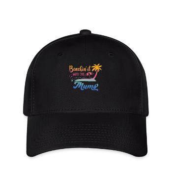 Beach holiday with the mothers at the weekend - Flexfit Cap - black - Front