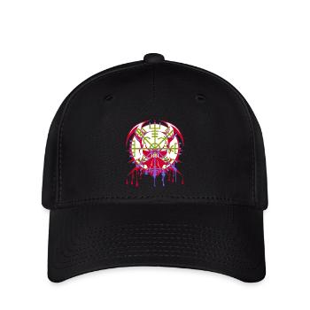 CELTIC MOTIFS AND SKULL AND CROSSBONES - Flexfit Cap - black - Front