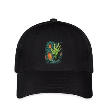 Die Verlies Zombie Hand - Flexfit Cap - Schwarz - Vorne