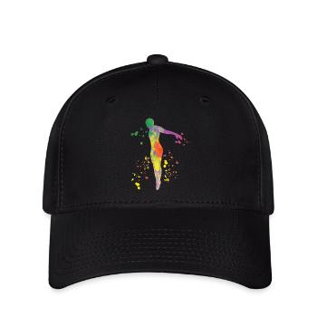 Diving, Artistic Jumping, Synchronized Diving - Flexfit Cap - black - Front