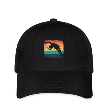 Diving, Artistic Jumping, Synchronized Diving - Flexfit Cap - black - Front