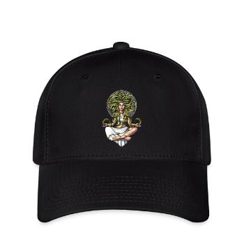 Medusa-Gorgonen-Meditation - Flexfit Cap - Schwarz - Vorne