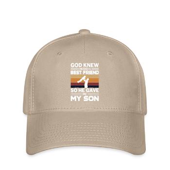 My Best Friend My Son - Flexfit Cap - khaki - Front