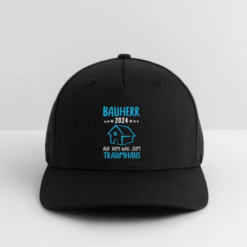 Constructeur 2024 Nous construisons les constructeurs de maisons de nos rêves Casquette Flexfit