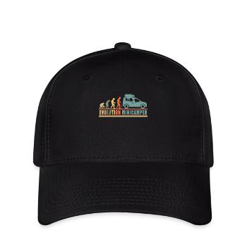 Evolution Minicamper Camping-Camping-Camping - Casquette Flexfit - noir - Devant
