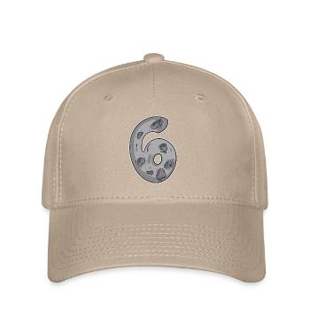 Numéro 6 Numéro Lune de l’espace - Casquette Flexfit - kaki - Devant