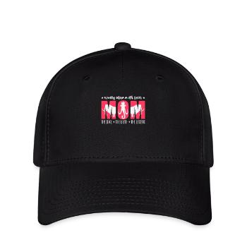 Amant Mammouth Laineux Maman L’Idole L’âge de pierre - Casquette Flexfit - noir - Devant