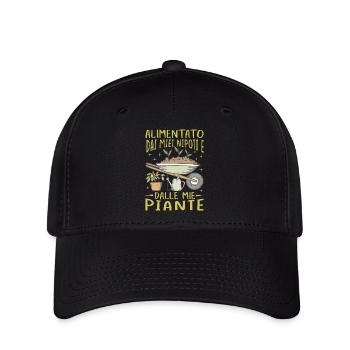 Powered by Grandchildren And Plants Design - Flexfit Cap - black - Front